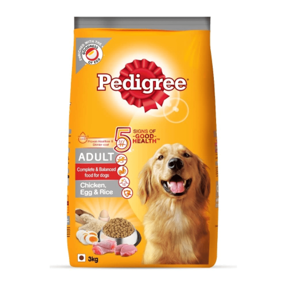 Pedigree Chicken, Egg and Rice Adult Dog Dry Food