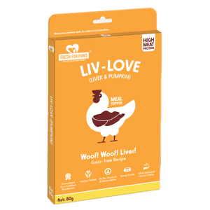 Fresh For Paws Chicken Liver & Pumpkin Liv Love Supplement for Dogs