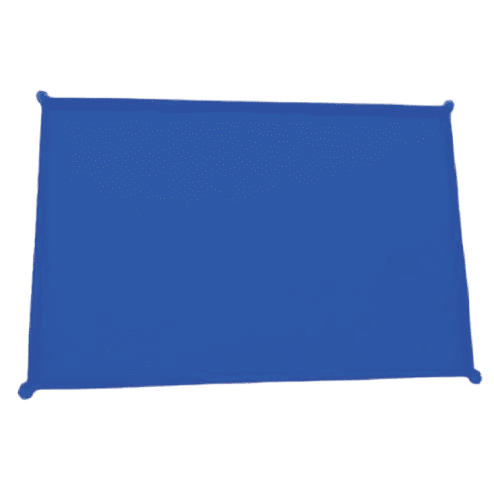 Basil Silicon Food Bowl Mat for Dogs and Cats (Blue)