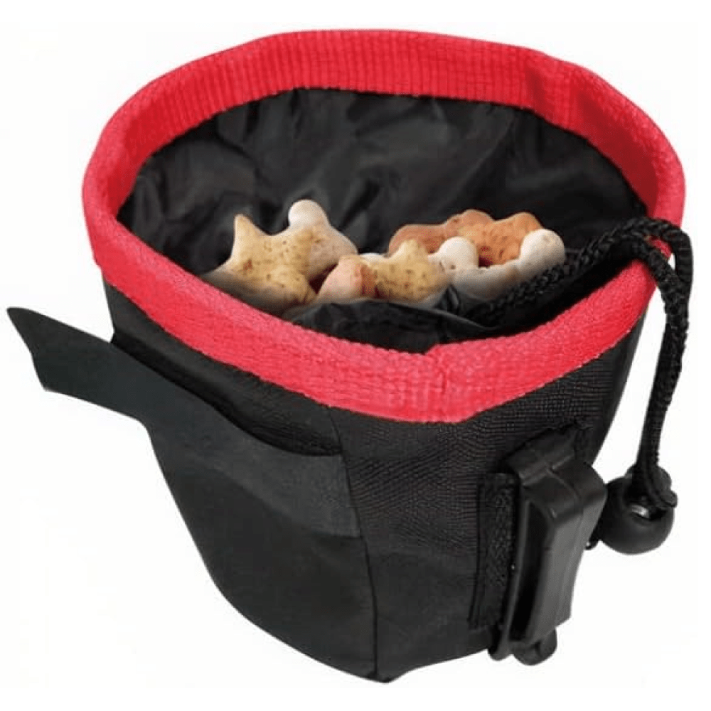 M Pets Nazca Treat Bag for Dogs (Red/Black)