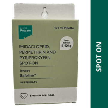 Hester Safeline (Imidacloprid) Tick and Flea Control Spot On for Dogs