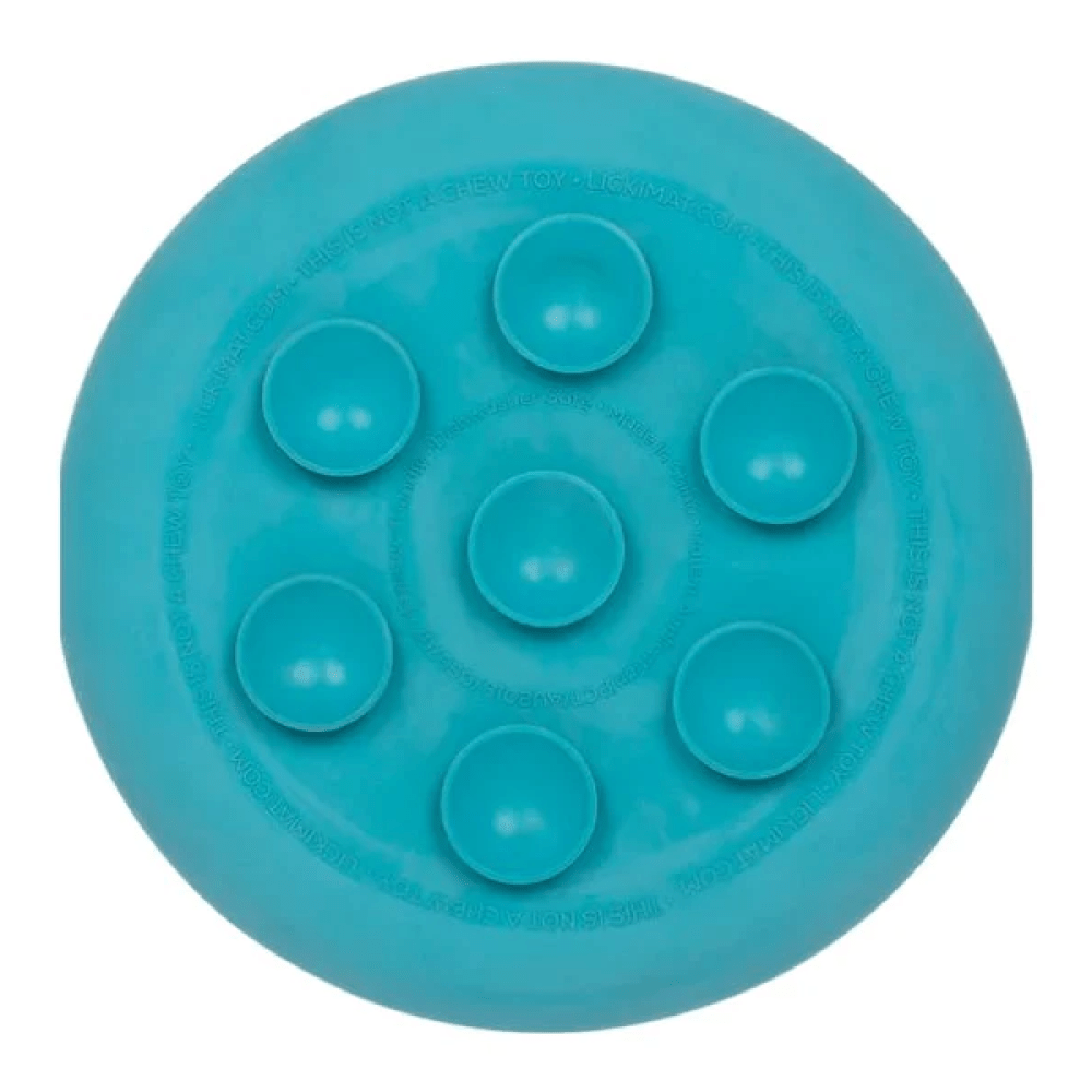 LickiMat UFO Slow Feeder for Dogs (Turquoise)