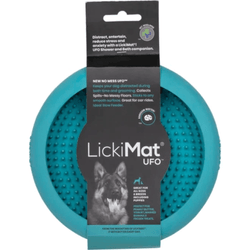 LickiMat UFO Slow Feeder for Dogs (Turquoise)