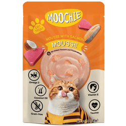 Moochie Mousse with Salmon Grain Free Cat Treats