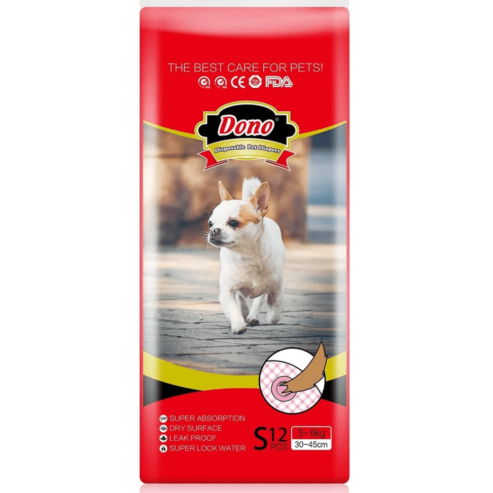 Dono Super Absorbent Disposable Diapers for Female Pets
