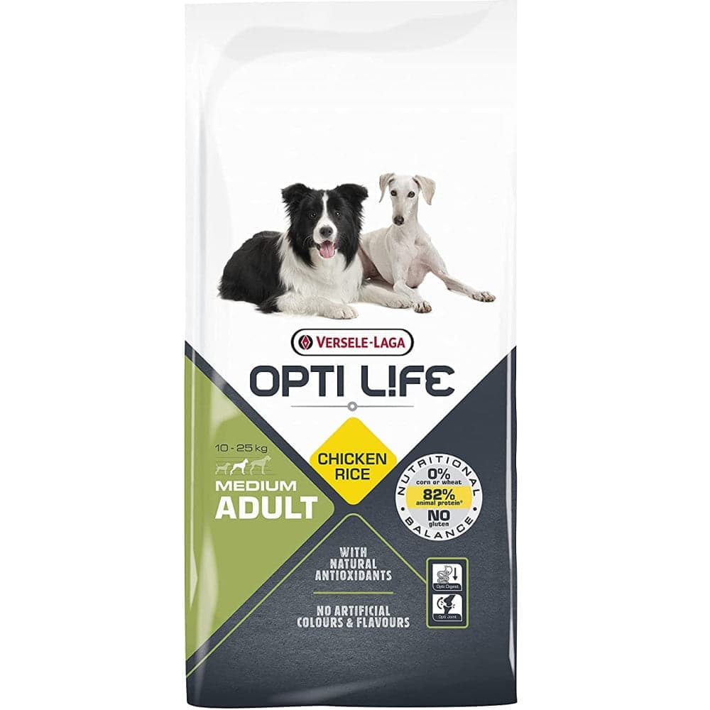 Versele Laga Opti Life Chicken & Rice Medium Adult Dry Dog Food Dogs- Dry Food Versele Laga 2.5kg