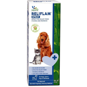 Natural Remedies Reliflam Itch Relief Spray for Dogs and Cats