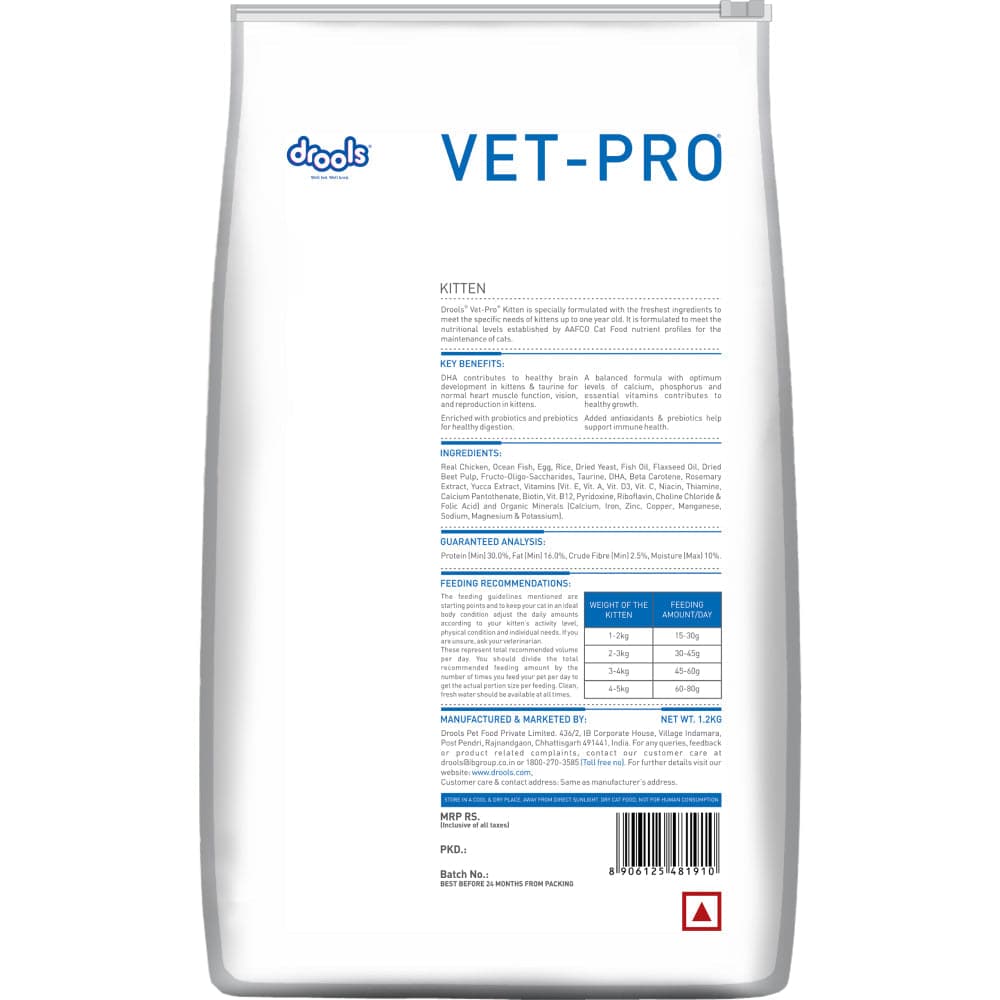 Drools VET PRO Kitten Dry Food