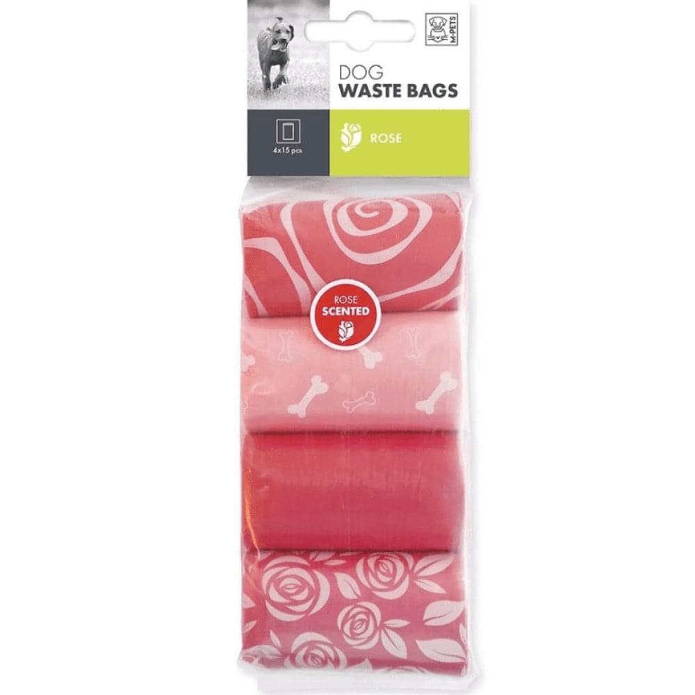 M Pets Dog Waste Bags Rose Scented