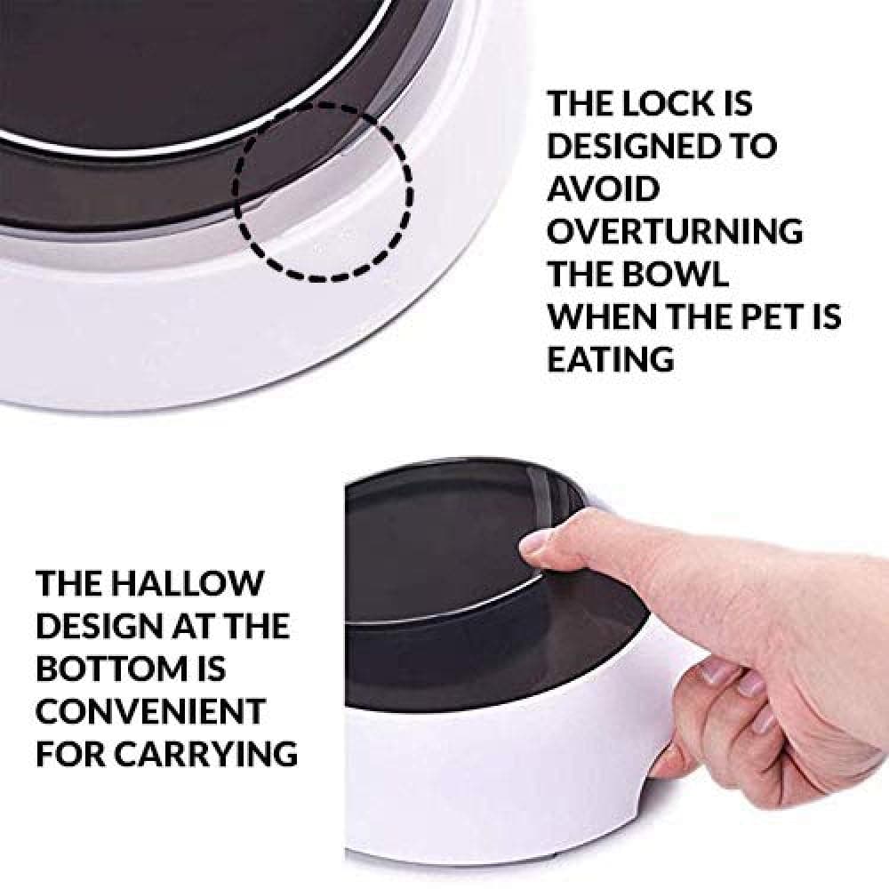 Pet Vogue Mease Adjustable Twin Bowl for Dogs and Cats