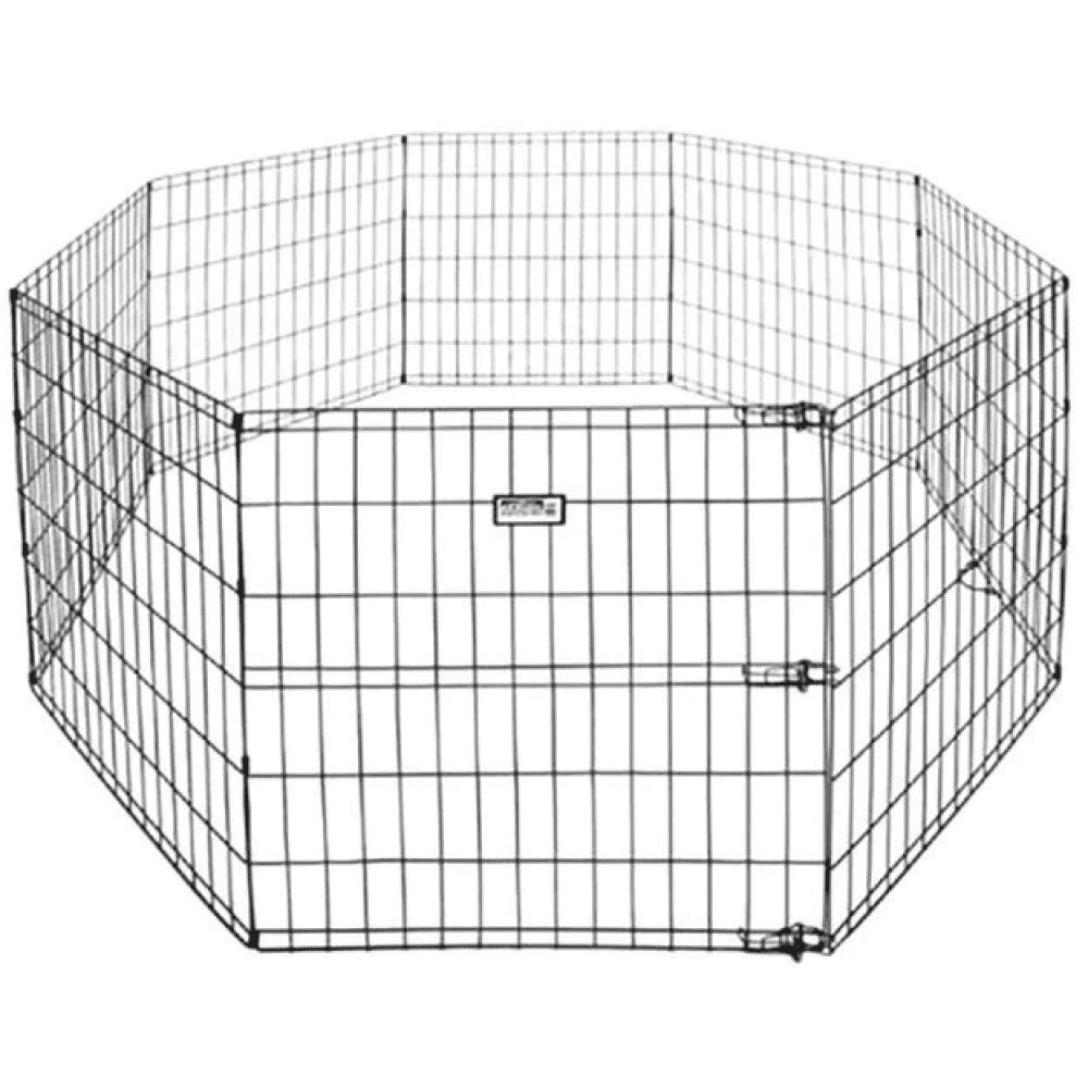 NutraPet High Lightweight Exercise Pen for Pets (Black)