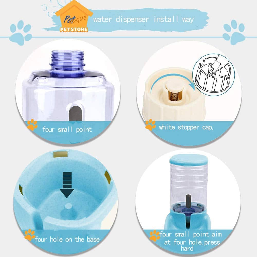 Pet Vogue Water Dispenser for Dogs and Cats Both-Bowls & Feeders Pet Vogue