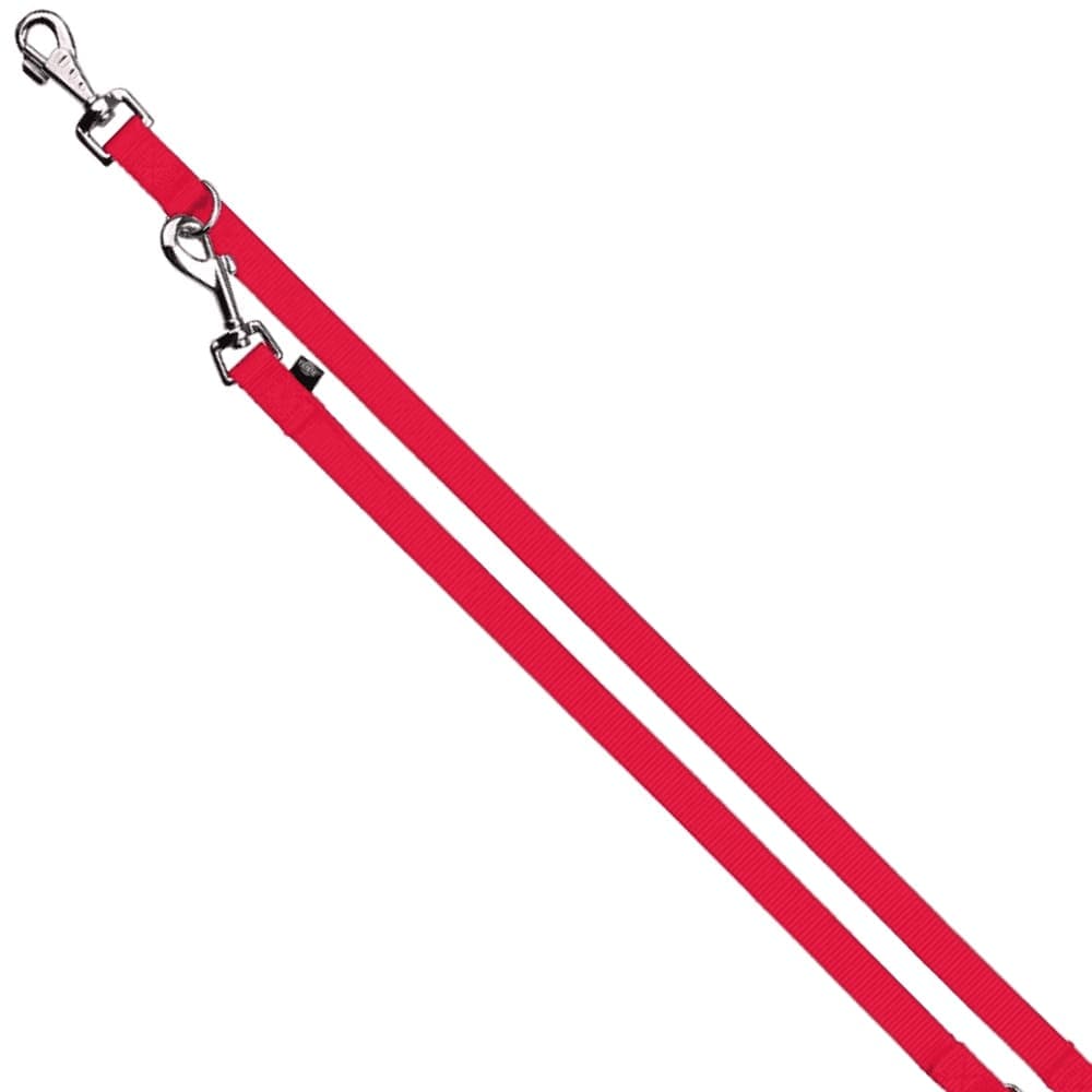 Trixie Classic 3 Stage Adjustable Leash for Dogs (Red) Dogs-Collar, Leashes, harnesses Trixie XS-S:15mm Width