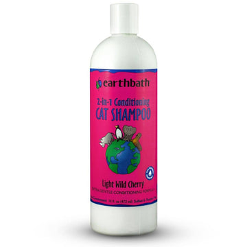 EarthBath 2 in 1 Conditioning Cat Shampoo Light Wild Cherry