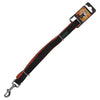 Basil Nylon Padded Leash for Dogs (Black)