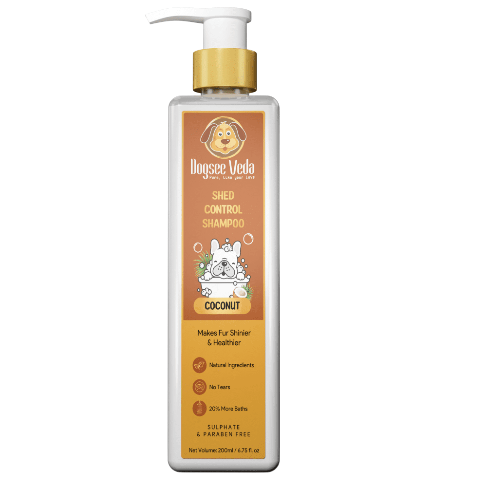 Dogsee Veda Shed Control Coconut Oil Shampoo for Dogs