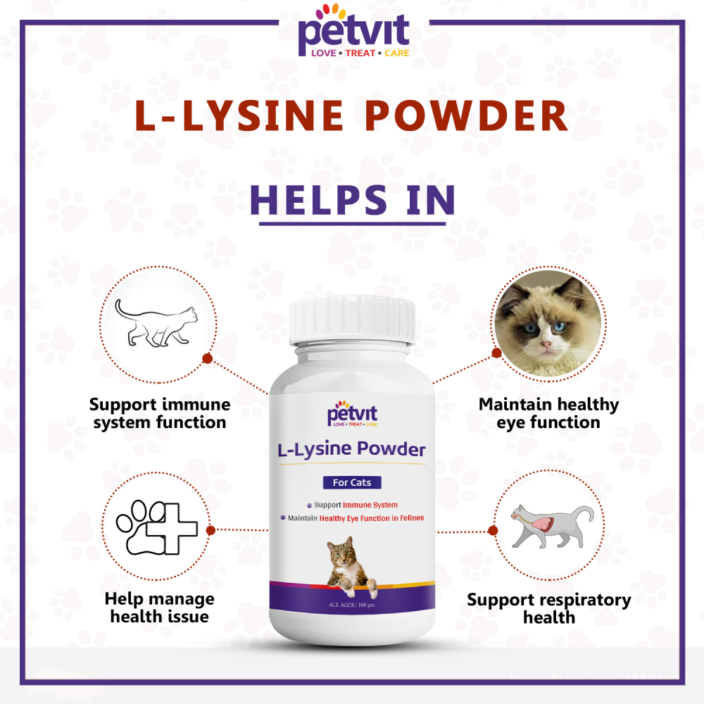 Petvit L Lysine Powder for Cats