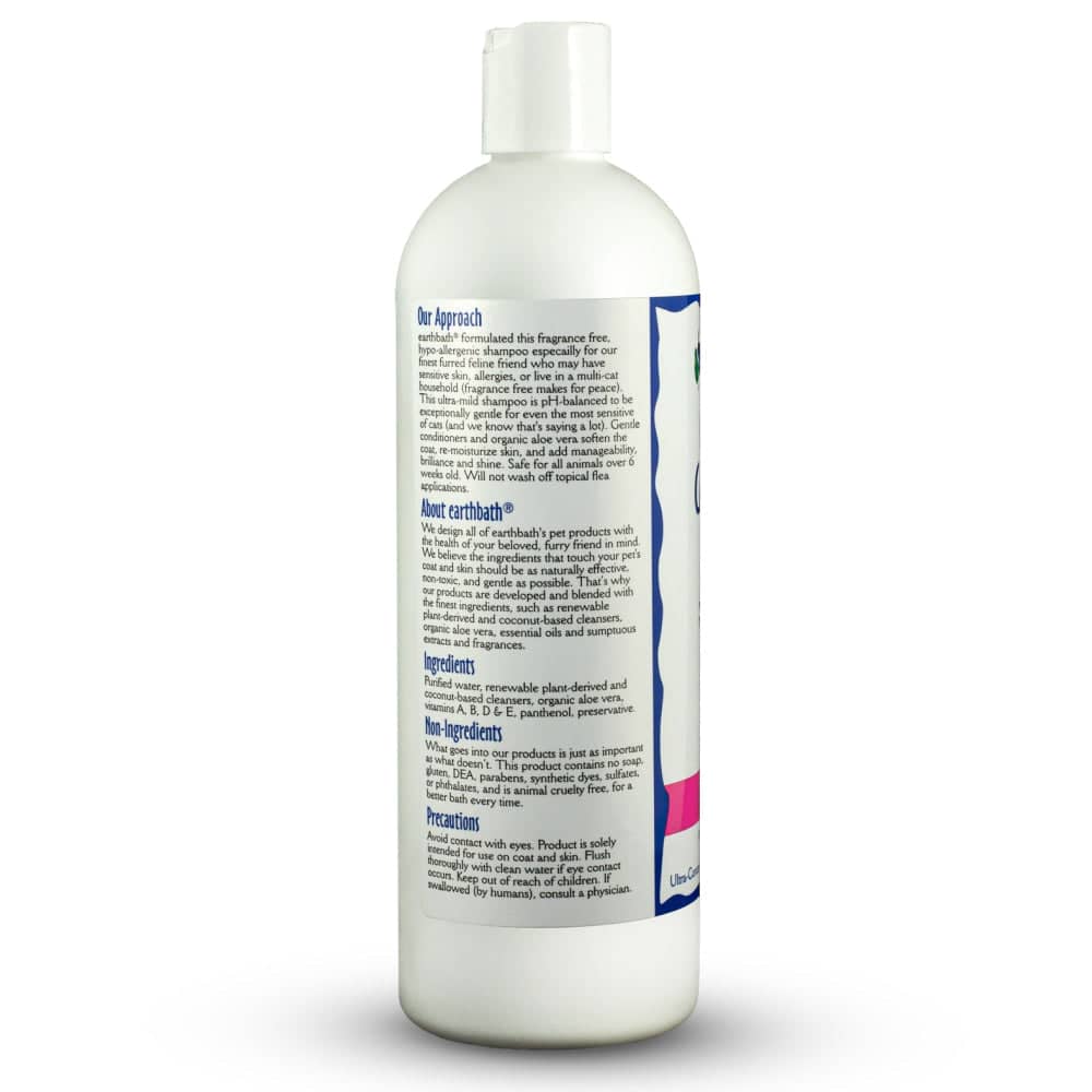 EarthBath Fragarance Free Hypo Allergenic Shampoo for Cats
