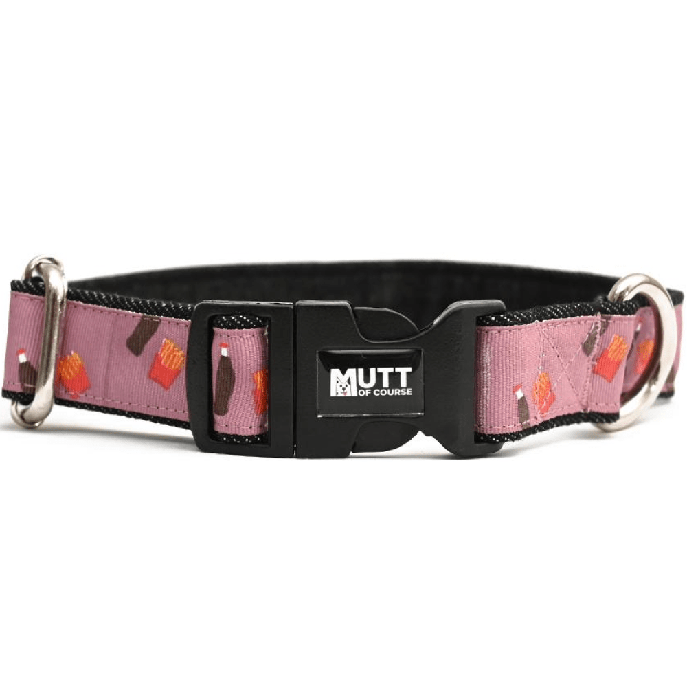 Mutt of Course Cola & Fries Dog Collar