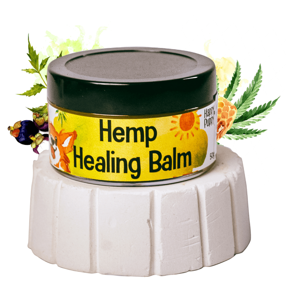 Happy Puppy Organic Hemp Healing Balm for Dogs and Cats