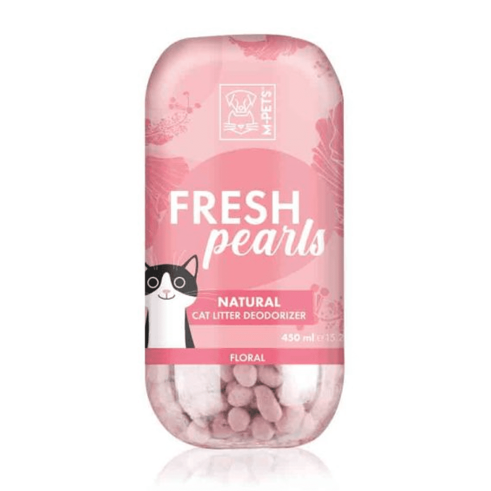 M Pets Fresh Pearls Natural Cat Litter Deodoriser (Floral) Litter Supplies M Pets 450mL
