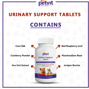 Petvit Urinary Support Tablets for Dogs and Cats