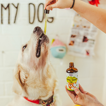 Happy Puppy Organic Hemp Oil for Dogs and Cats