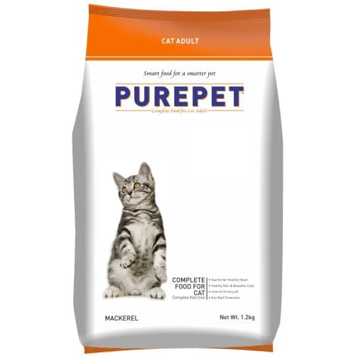 Purepet Mackerel Adult Cat Dry Food Cats- Dry food Purepet