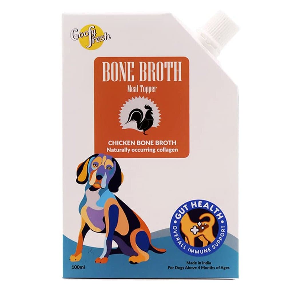 Goofy Tails Chicken Bone Broth for Dogs Dog Treats + Others Goofy Tails