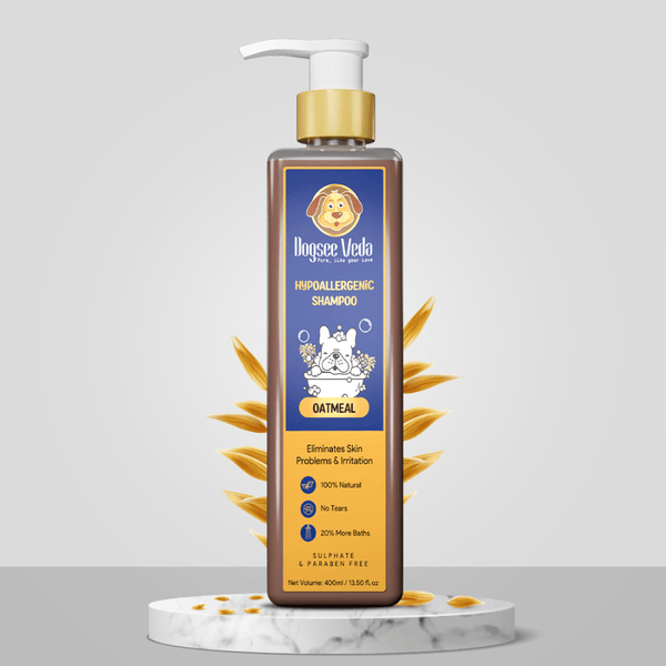 Dogsee Veda Hypoallergenic Oatmeal Shampoo for Dogs (200ml)