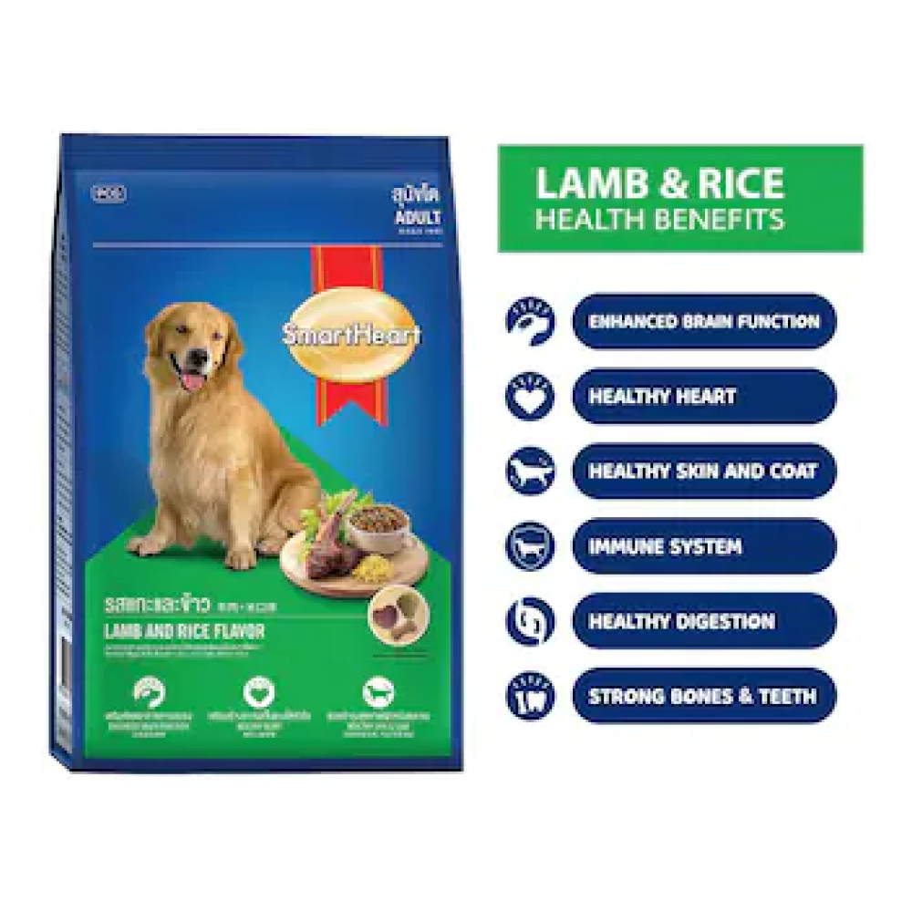 SmartHeart Lamb & Rice Adult Dry Dog Food