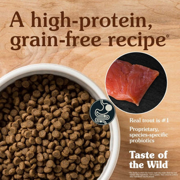 Taste of the Wild Canyon River Feline Recipe with Trout & Smoked Salmon Cat Dry Food | Grain Free Formula