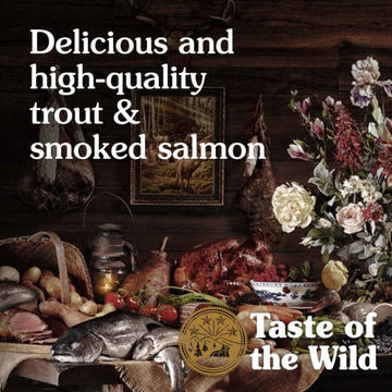 Taste of the Wild Canyon River Feline Recipe with Trout & Smoked Salmon Cat Dry Food | Grain Free Formula