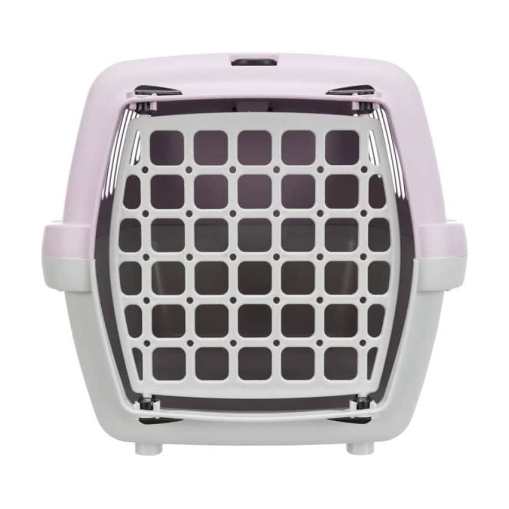 Trixie Capri 1 AKASA ApprovedTransport Box for Dogs and Cats (Light Grey/Liliac) Both-Bedding, Mats & Travel Supplies Trixie