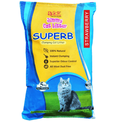 JiMMy Superb Strawberry Scented Clumping Cat Litter