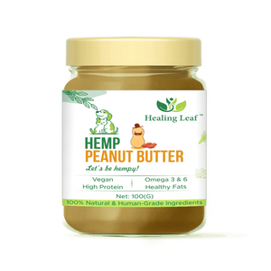 Healing Leaf Hemp Peanut Butter and Waggy Zone Banana and Banberry Ice Cream for Pets Combo
