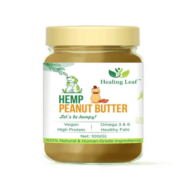 Healing Leaf Hemp Peanut Butter for Dogs and Cats