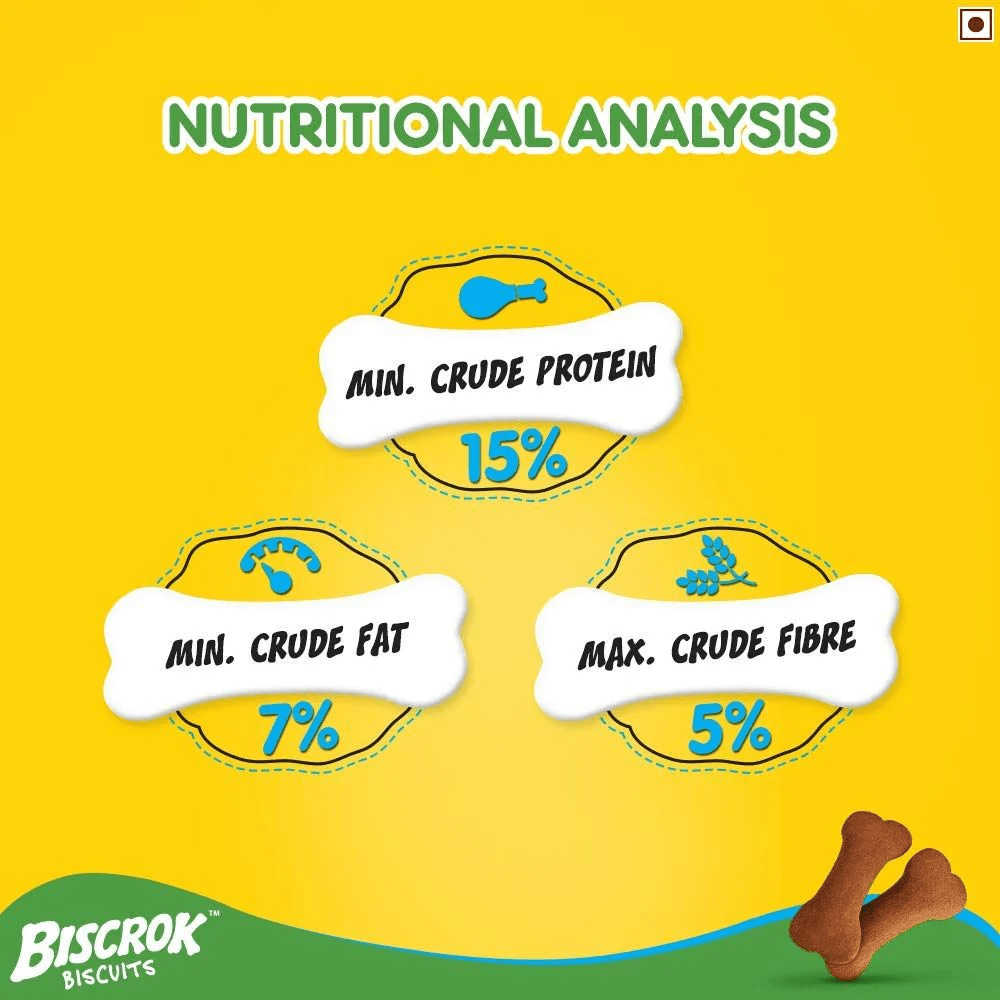 Pedigree PRO Large Breed Puppy Dry Food and Chicken Flavour Biscrok Treat Combo (3kg +900g) Exclusive Combo Pedigree