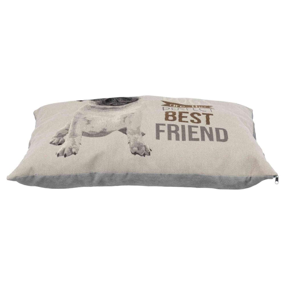 Trixie Chipo Pug Cushion Square for Dogs (Grey)