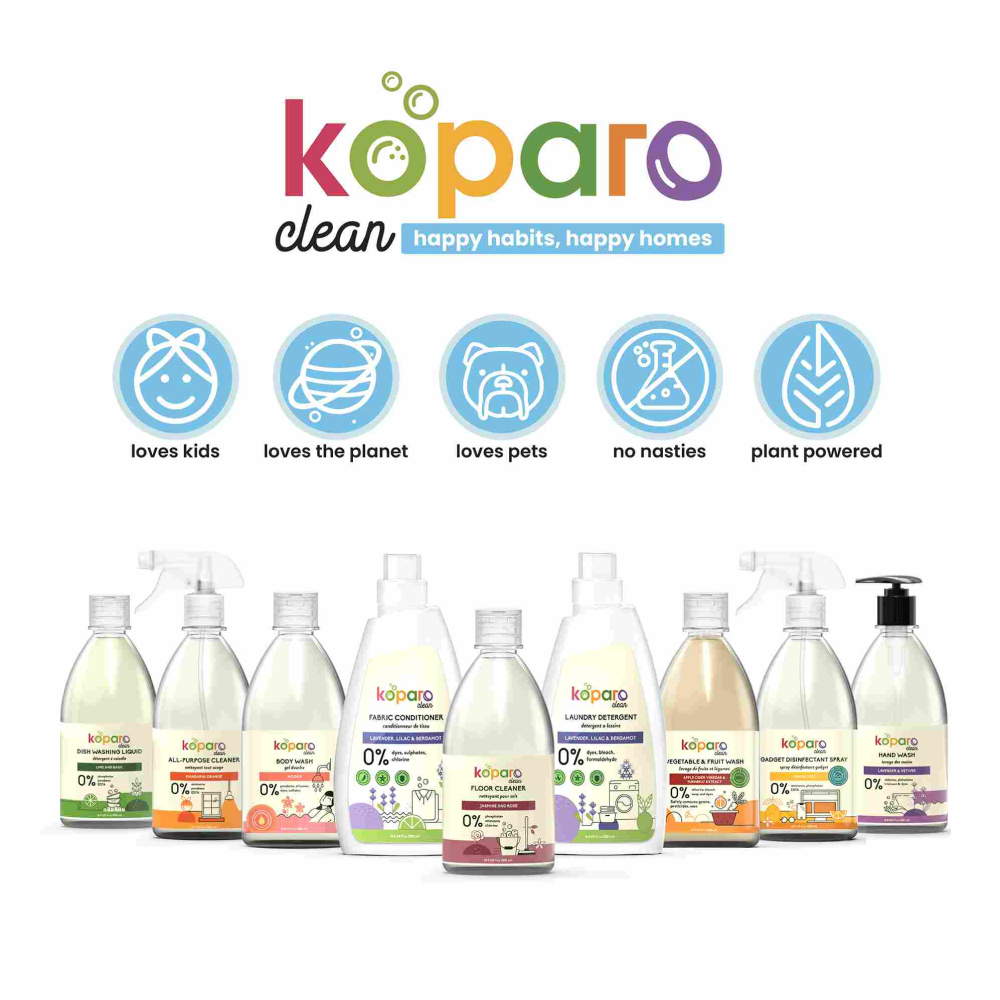 Koparo Clean Natural Air Freshener Tuberose/Rajnigandha Fragrance (Pet Safe)