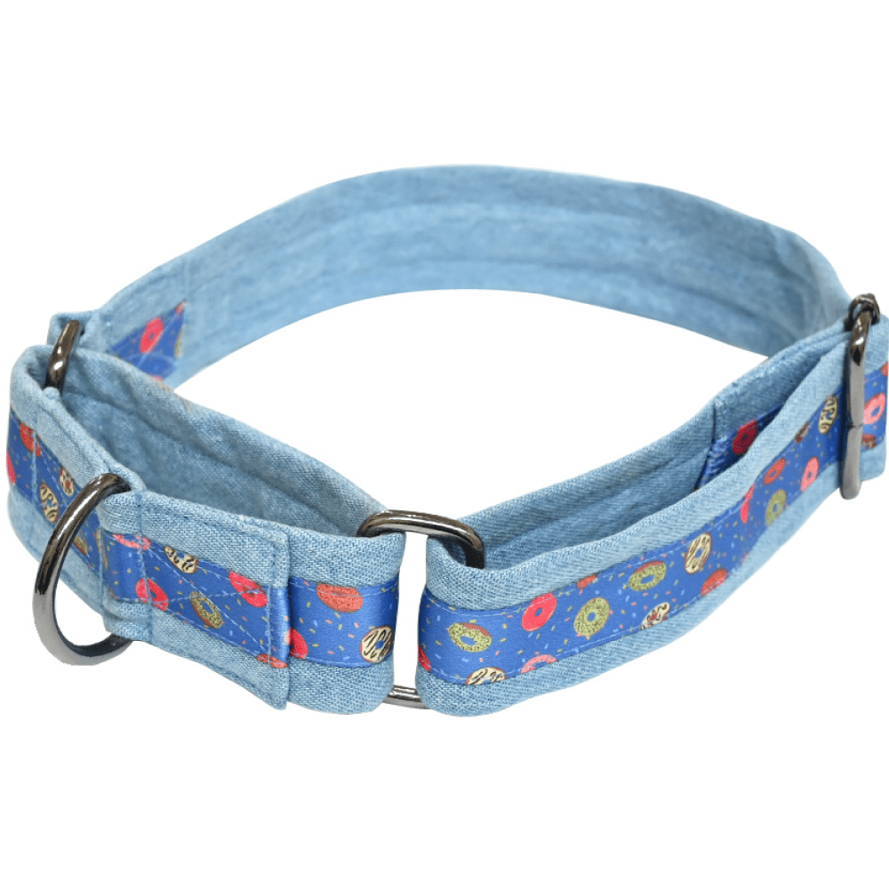 Mutt of Course Raining Donuts Martingale Collar for Dogs