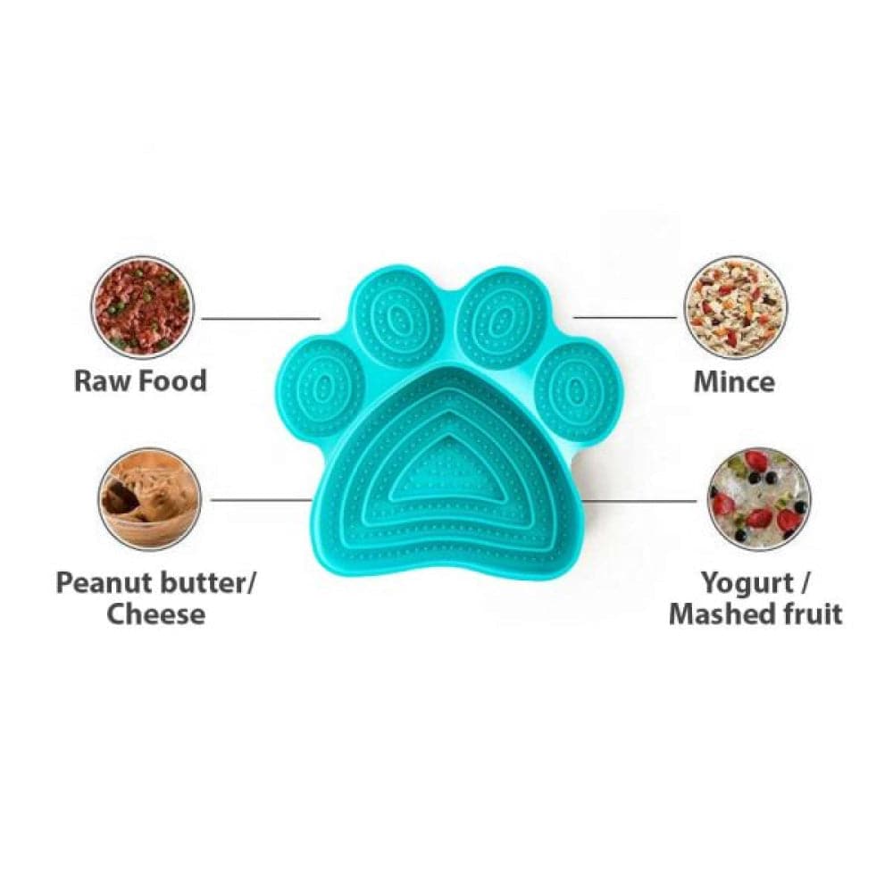 For The Love of Dog Licky Bowl for Dogs (Blue)