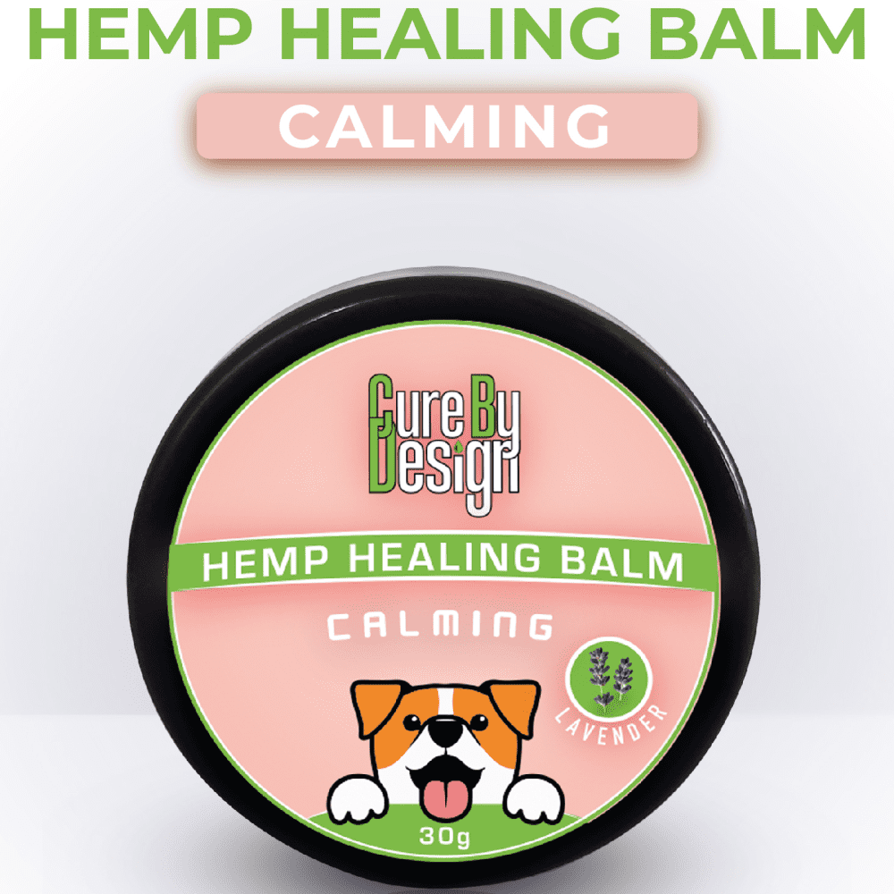 Cure By Design Hemp Healing Balm for Dogs and Cats (Calming) Both-Health & Wellness Cure by design 30g