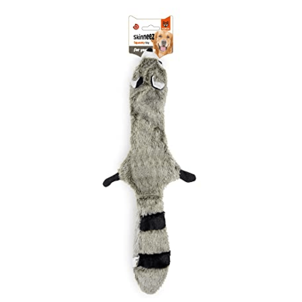 Fofos Skinneez Raccoon Toy for Dogs