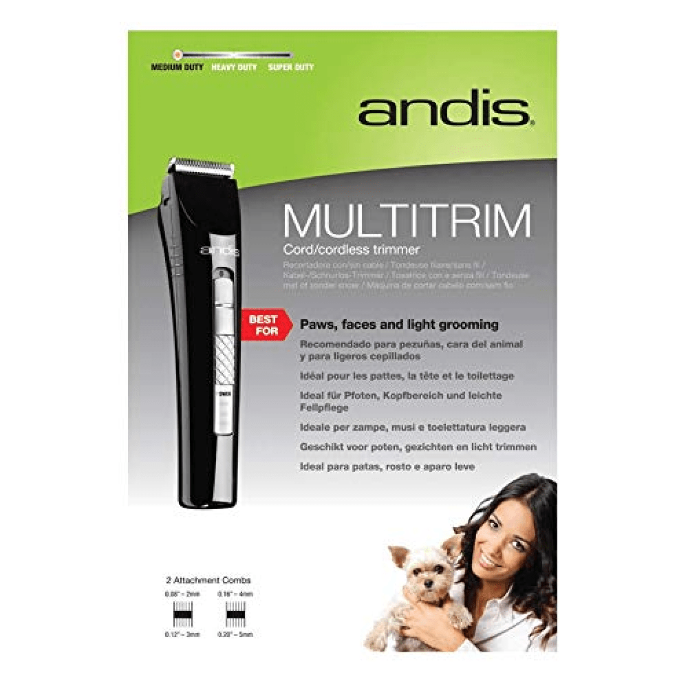 Andis Multi Trim CLT Cord/Cordless Trimmer for Dogs and Cats