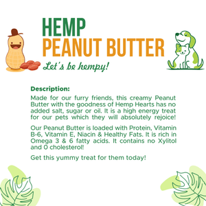 Healing Leaf Hemp Peanut Butter and Waggy Zone Banana and Banberry Ice Cream for Pets Combo