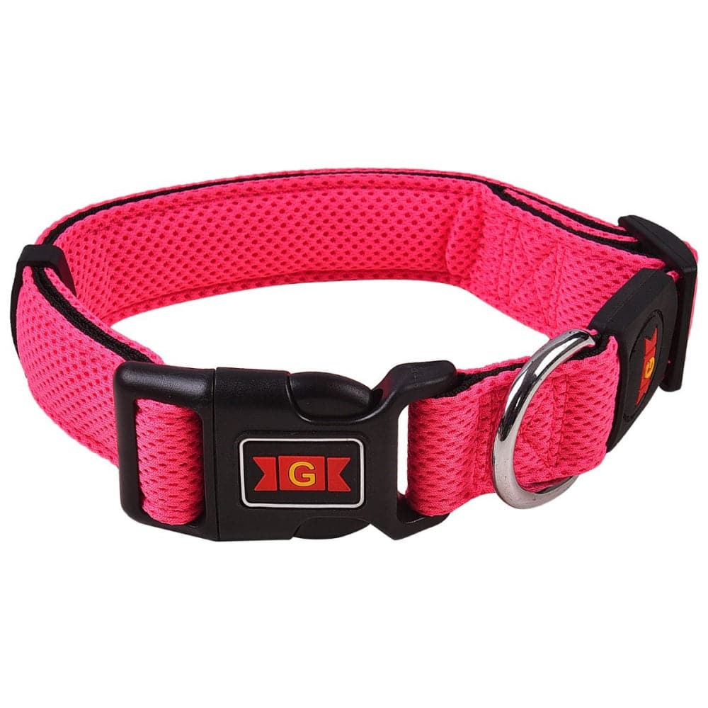 Glenand Nylon Mesh Collar for Dogs (Pink)