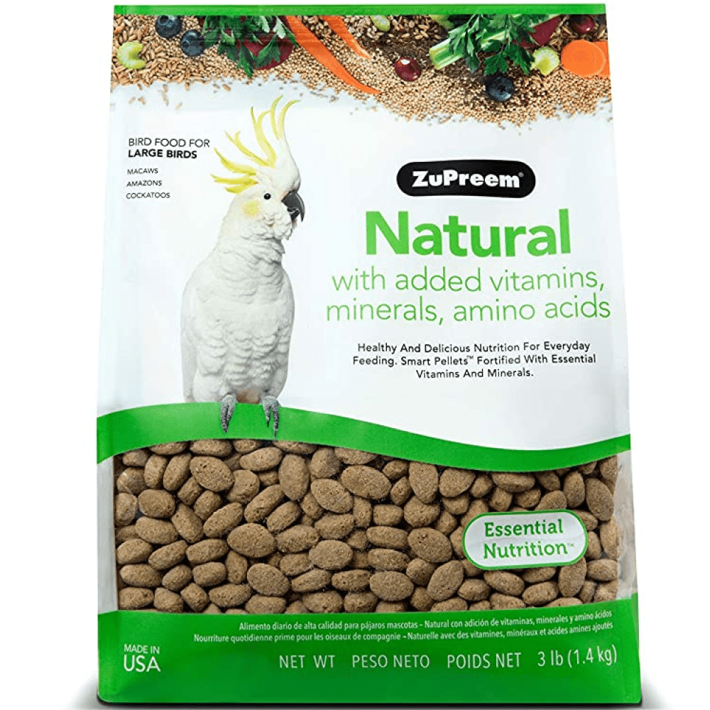 ZuPreem Natural Avian Diets for Large Birds