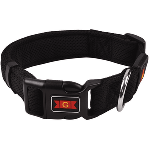 Glenand Nylon Mesh Collar for Dogs (Black)