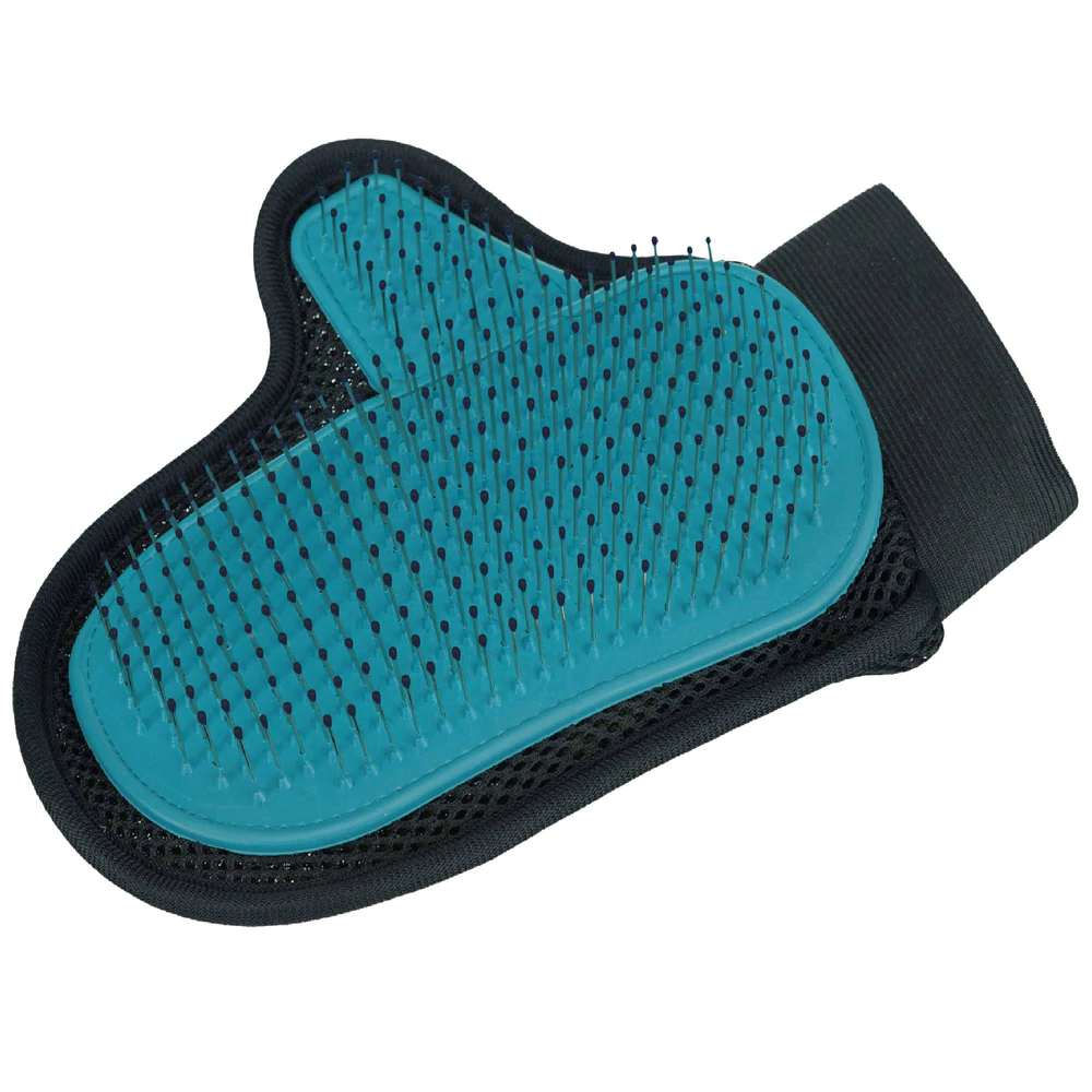 Trixie Coat Care Glove Wire Bristles with Tips for Dogs (18x24cm) Dogs-Grooming Supplies Trixie